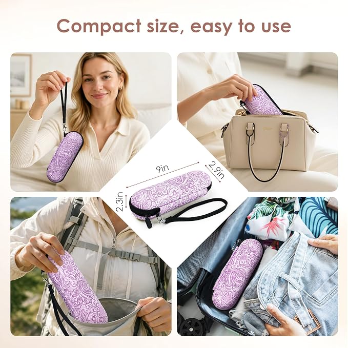 Electric Toothbrush Travel Case, compatible with Oral-B/Oral-B Pro 1000, 1500, 5000, 7000, 7500, 6000, 9600; Philips Sonicare 4100, 5100, 1100, 6100, 5300; Oral-B iO electric toothbrush - Image 3