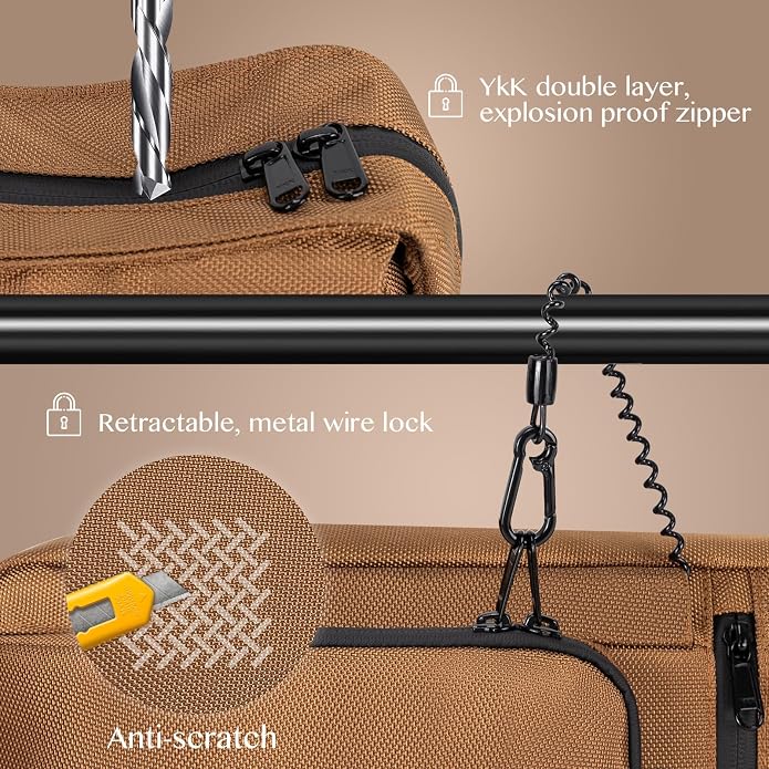Sling Backpack Anti theft Crossbody Shoulder Bag for Men and Women Travel Work - Image 4