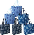 BeeGreen Sea Turtle Reusable Shopping Bags For Groceries 6 Pack- Large Foldable Tote Bags- Strong Handles for Heavy Groceries, Perfect for Supermarket, Farmers Market, and Storage Organization by BeeGreen