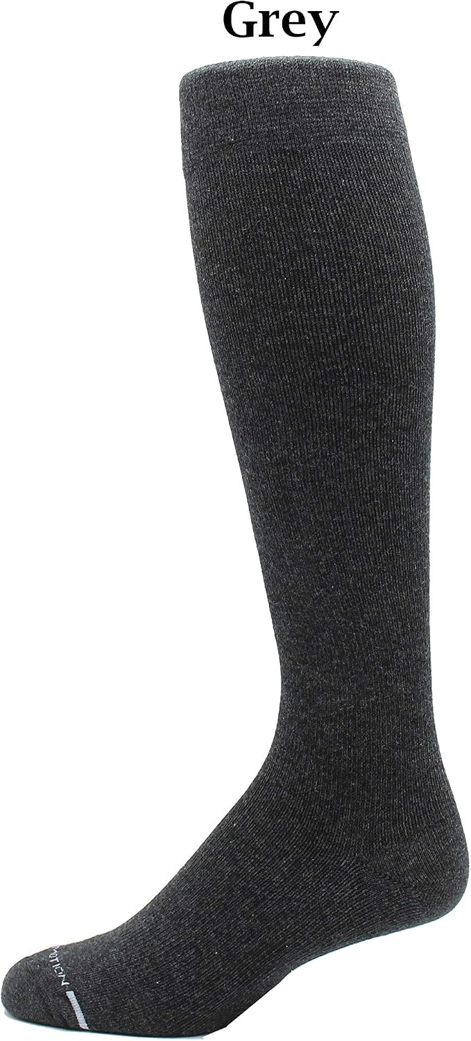 Dr. Motion 4 Pairs Men's Athletic Traveler Graduated Compression Knee High Socks - Image 5