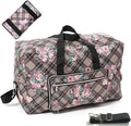 22" Foldable Large Travel Duffel Duffle Bag Sports Gym Tote Bag For Women Overnight Carryon Weekend Bag Shoulder Bag Water Resistant by Unknown