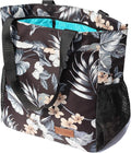 ESVAN Original Floral Tote Bag Large Shoulder Bag with Multi Pockets for Gym Travel Beach Daily Bags by ESVAN