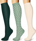 WITHYOU 3 Pairs Compression Socks for Women & Men 15-20 mmHg,Best Support for Nurses Running Hiking by WITHYOU