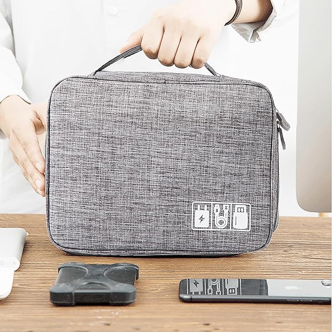 Organizer Case Small Electronic Devices USB Charger Accessories Mouse Phone Cable SD Power Bank Earphone - Image 7