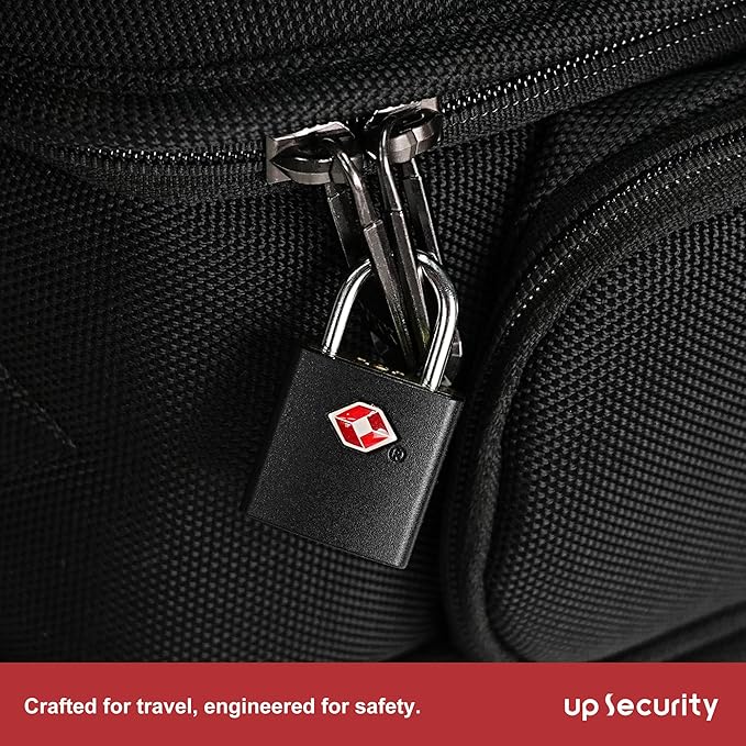 TSA Locks for Luggage with Keys, Travel Luggage Locks TSA Approved 4 Pack, Small Padlock with Key, Keyed Alike Mini Padlock for Suitcase, Backpack, Bag, Zipper, Case, Box, Small Locker - Image 6