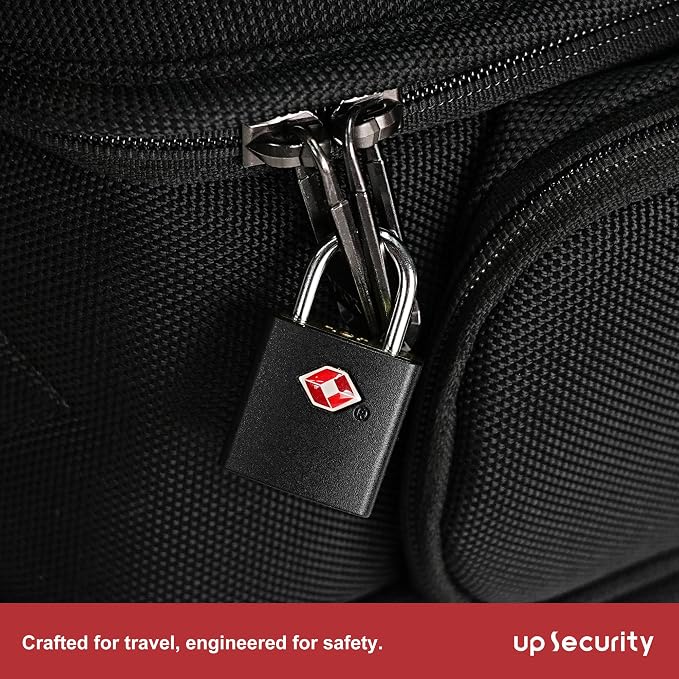 TSA Locks for Luggage with Key, Travel Luggage Locks TSA Approved 4 Pack, Small Padlock with Key, Same Keyed Mini Padlock for Suitcase, Backpack, Bag, Purse, Tent, Zipper - Image 6