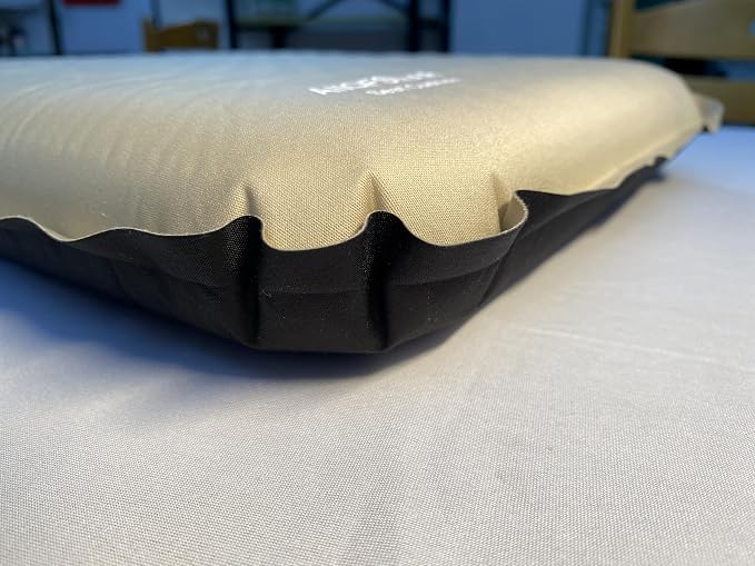 Inflatable Stadium Seat Cushion,Memory Foam for Long Flights Airplane Travel Camping Hiking Home Office Bleacher Backpacking Climbing Outdoor Indoor - Image 7