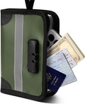 Fireproof Money Bag with Lock (1.6x8.7x6.3 In), Waterproof Document Holder with Zipper & Reflective Strip, Fire Safe Storage Pouch for Cash Passport Cards & Valuables, Home Safe Accessories by Unknown