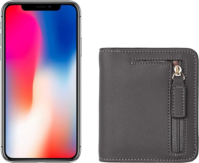 Toughergun Women’s Small Slim Leather Wallet with RFID Protection, Compact Bifold Mini Purse with Clear ID Window - Image 6