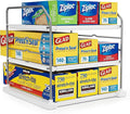 EVERIE Extendable 3-Tier Kitchen Cabinet & Pantry Organizer for Plastic Wrap, Foil & Storage Bags, Adjustable Heavy Duty Shelf Rack for Wrap Boxes, Jars & Snack Boxes (11–16.7 in Wide), Pack of 1 by EVERIE
