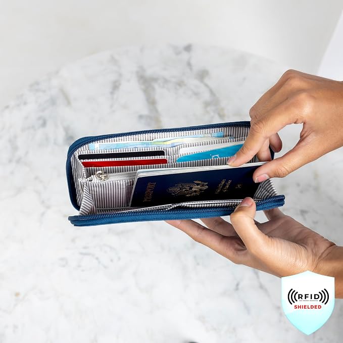Travelon RFID Blocking Single Zip Wallet - Image 5