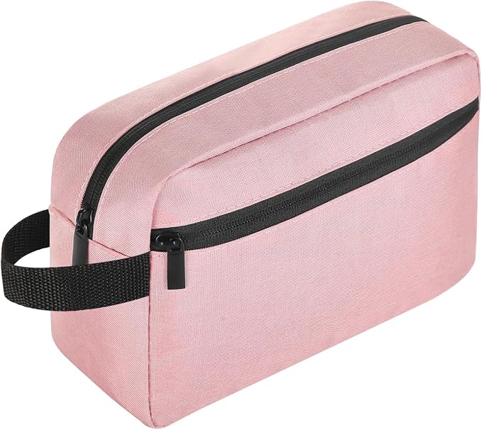 Icramsy Travel Toiletry bag Toiletry bag for women men Hanging Cosmetic bag Travel accessories for Women Men (Pink) by Icramsy
