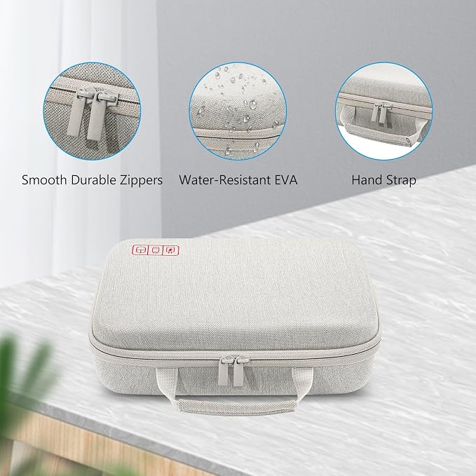 ProCase Hard Travel Electronic Organizer Case for MacBook Power Adapter Chargers Cables Power Bank Apple Magic Mouse Apple Pencil USB Flash Disk SD Card Small Portable Accessories Bag - Image 8