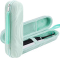 Dual Electric Toothbrush Case, Portable Bag for Travelling, Large Toothbrush Case Holder Compatible with AquaSonic, Sumkyle, Oral-B iO Series, Philips Sonicare (Green) by TOCCOOL