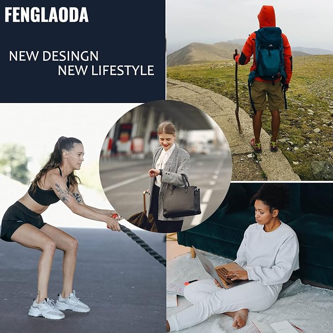 fenglaoda Compression Socks for Women Men 3 Pairs Graduated Compression Support Circulation Socks for Nurses - Image 6