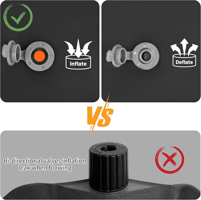 Inflatable Seat Cushion Lightweight Airplane Seat Cushion | Stadium Seat Travel Cushion for Climbing Hiking Office Airplane - Image 4