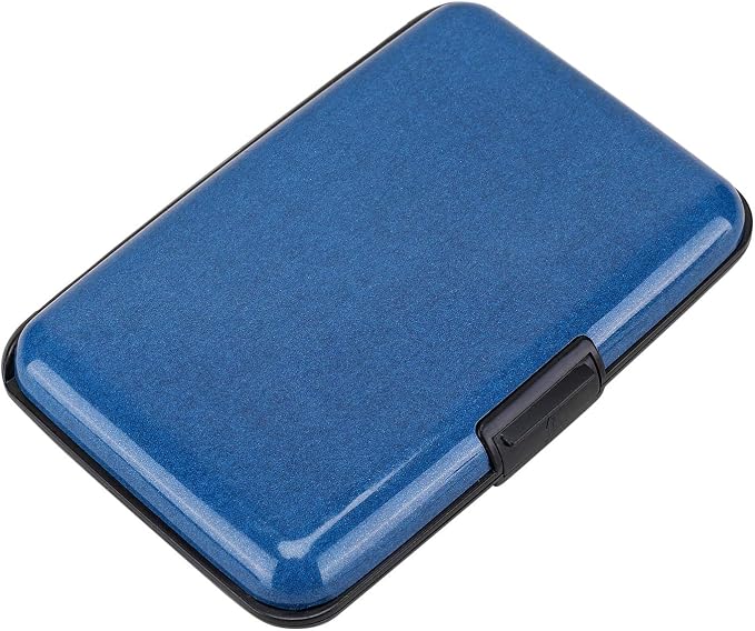 RFID Blocking Credit Card Protector Case Holder Wallet for Men Women | RFID Blocking Credit Card Protector Aluminum ID Case Hard Shell Business Card Holders Metal Wallet for Men or Women - Image 4