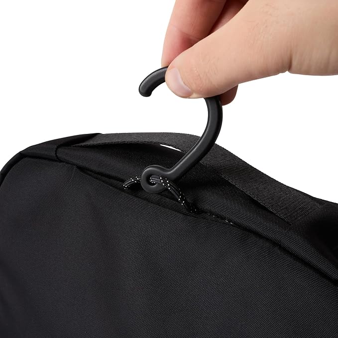 Bellroy Hanging Toiletry Kit 3L, Travel Toiletry Bag - Black | 3L hanging toiletry bag for men and women, designed for travel - Image 3