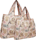allydrew Large Foldable Tote Nylon Reusable Grocery Bags by allydrew