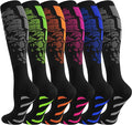 cerpite Compression Socks for Women & Men 6 Pairs Knee High Compression Socks 20-30 mmhg Best for Running,Nurse,Travel by Cerpitesportsstyles