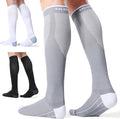 CS CELERSPORT 3/4 Pairs Compression Socks for Men Women Size 6-12 | Knee High Support Socks for Running Nurses Pregnancy Travel Daily Wear by CSCELERSPORT