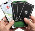 [3 Pack] Wallet Tracker Card (iOS Only),Ultra Slim 0.07in,Rechargeable Bluetooth Tracker, IP68 Waterproof,Wireless Charging, Smart Location Finder for Keys, Wallet, Luggage Tags by OylikWowyouloveit