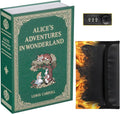 Book Safe with Combination Lock, Hidden Safe (9.5 x 6.2 x 2.2 Inch) with Fireproof Bag, Secret Diversion Safe, Hollow Book Box Hidden Storage, Money Safe Box for Cash (ALICE) by KOFAIR