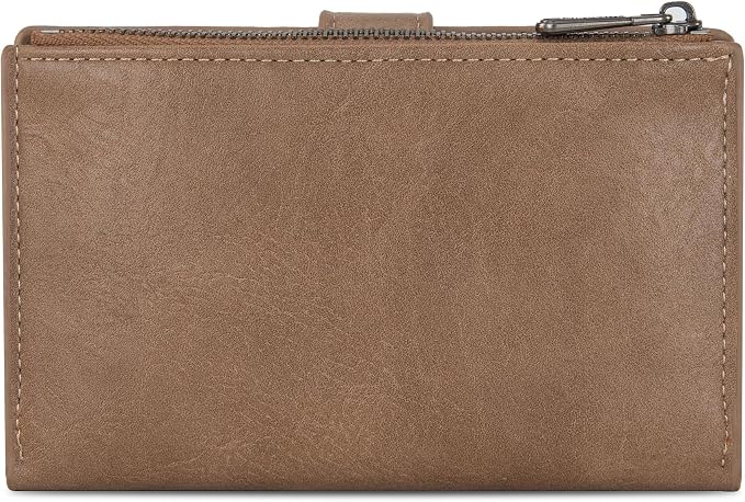 Wrangler Wallet for Women Bifold Card Holder with Zipper and ID Window - Image 4