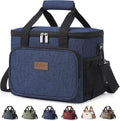 Lifewit Large Lunch Bag, Insulated Lunch Box, Soft Cooler Cooling Tote for Adult Men Women, Dark Blue 24-Can (15L) by Lifewit