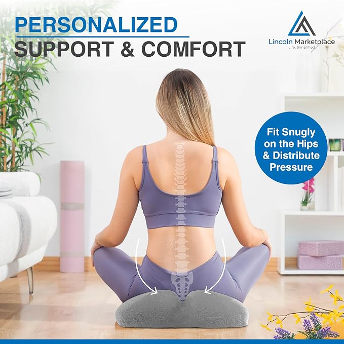 Extra-Dense Memory Foam Seat Cushion – Ergonomic Design for Pain Relief, Posture Support & Pressure Reduction – Experience All-Day Comfort by Lincoln Marketplace - Image 4