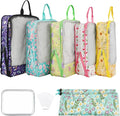 7 Pcs Compression Packing Cubes Travel for Suitcases, Luggage Organizer Lightweight Storage Bags Set for Backpack Travel- Packaging Cubes for Carry-Ons and Storage by Hitanfe