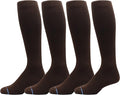 Dr. Motion 4 Pairs Men's Athletic Traveler Graduated Compression Knee High Socks by Dr.+Motion