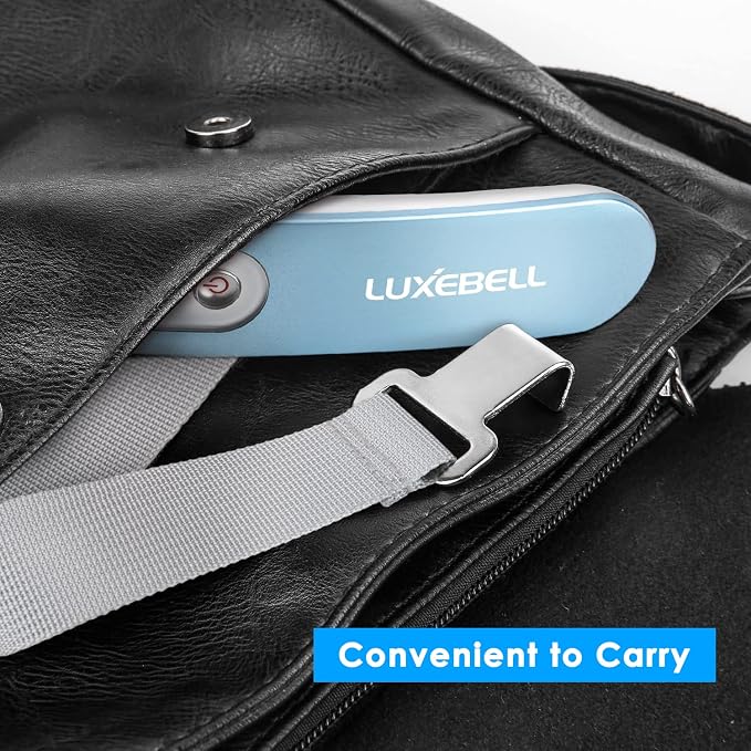 Digital Luggage Scale Vacation Travel Essentials Accessories Gifts for Traveler Portable Suitcase Handheld Weight Scale 110 lbs Hanging Baggage Travel Must Haves - Image 5