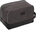 WANDF Travel Toiletry Bag for Men, Canvas Shaving Dopp Kit | Wet Separation, Water-Resistant Fabric, Travel Bag for Toiletries, Shaving Accessories, Weekend Trips by WANDF