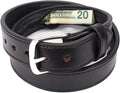 Hidden Money Belt for Travel for Men, Genuine Leather Belt with Hidden Zipper Pocket & Secret Storage by YoderLeatherCompany