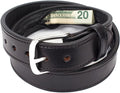 Hidden Money Belt for Travel for Men, Genuine Leather Belt with Hidden Zipper Pocket & Secret Storage by YoderLeatherCompany