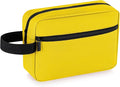 Elviros Travel Toiletry Bag for Women and Men,Lightweight Makeup Bag Hanging Dopp Kit with Shaving Compartment Cosmetic Organizer Small Tool Bag Travel Essentials,Gifts for Men & Women(Bright Yellow) by Elviros