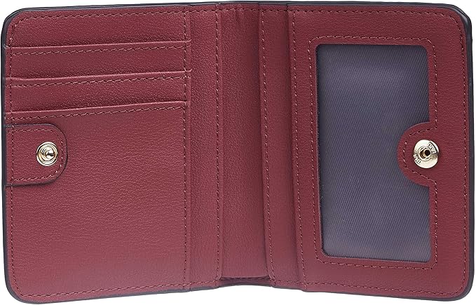 Gostwo Small Wallet for Women, Slim Bifold Credit Card Holder, Compact RFID Blocking Cash Wallet, Billfolds Thin Leather Zipper Pocket, Mini Wallet Gift for Ladies Teen Girls Travel with ID Window - Image 4