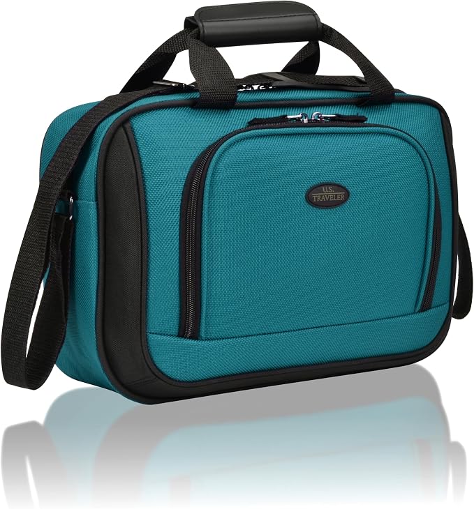 U.S. Traveler Rio 14" Travel Tote Bag, Lightweight 1200D Carry-On Bag for Women & Men by USTraveler