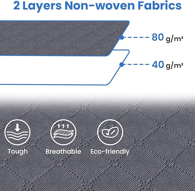 8 Pack Storage Bags for Clothes Blanket Storage Bins with Lids | Foldable Closet Organizers with Zippers,Window and Handles,Fabric Storage Bins for Sweater,Comforter,Bedding,Dorm essentials - Image 6