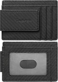 Toughergun Slim Wallet for Men RFID Blocking Money Clip, Minimalist Front Pocket Credit Card Holder, Magnetic Thin Mens Wallets with ID Window by Toughergun