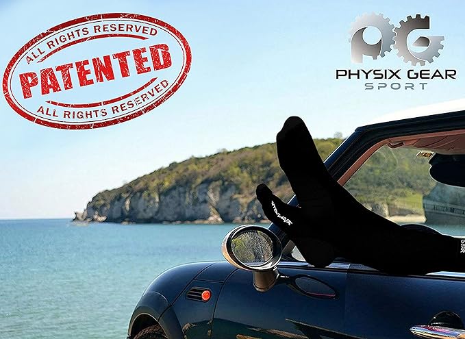 Physix Gear Compression Socks 20-30 mmHg - Men & Women - Running, Nurses, Shin Splints, Flight, Travel - Image 2