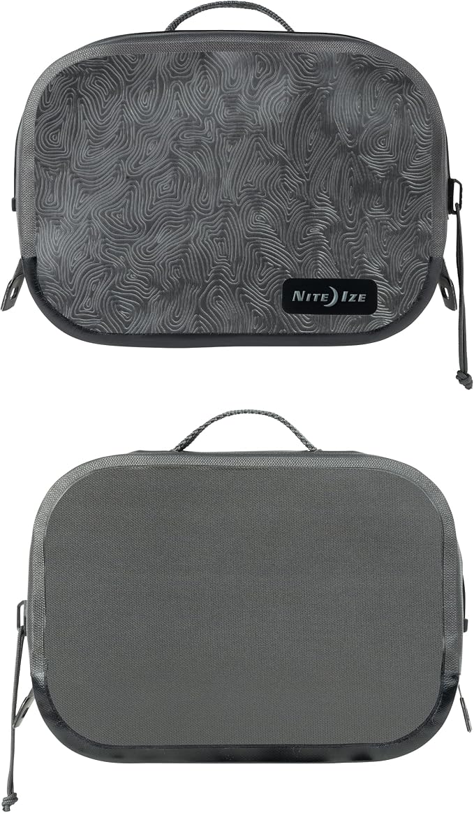 Nite Ize RunOff Waterproof Packing Cube - Waterproof Packing Cube for Travel - Dry Travel Bag with Compression - Charcoal, Small - Image 2