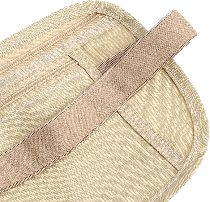 Blocking Travel Money Belt – Hidden Waist Pouch For Passport, Cash, Cards, Belt Bag For Men And Women - Image 8
