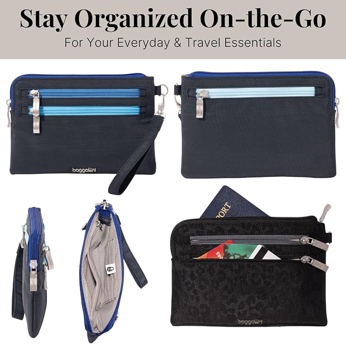 Baggallini Women's Rfid Currency Organizer Wristlet - Image 4