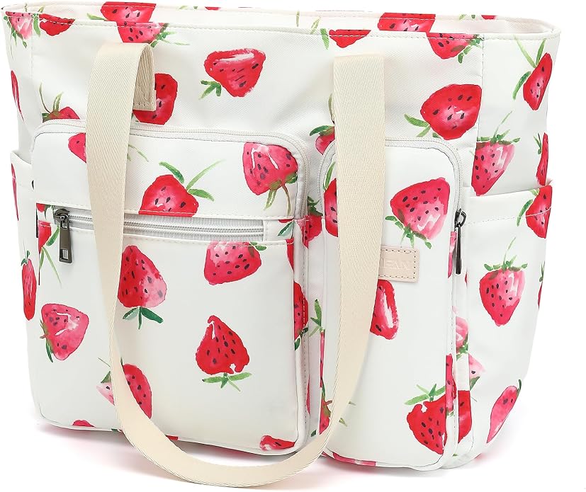 Women Tote Bag With Muti-Pockets,Lightweight Shoulder Bag,Large Capacity Handbag for Travel, Work, Gym - Image 9