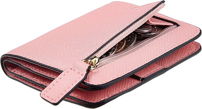 Toughergun Women’s Small Slim Leather Wallet with RFID Protection, Compact Bifold Mini Purse with Clear ID Window by Toughergun