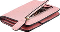 Toughergun Women’s Small Slim Leather Wallet with RFID Protection, Compact Bifold Mini Purse with Clear ID Window by Toughergun