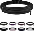 Fitgriff® Running Belt V2 for Men & Women - Slim Fanny Pack, Phone Holder for Jogging, (Fits All Cell Phones) - Money Belt, Runners Waist Pouch (Black, One Size (Waist 24.4 – 43.3 inches)) by FITGRIFF