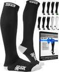 SB SOX Compression Socks for Men & Women (15-20mmHg) | Best Compression Socks for Flying, Medical, Sports, Wide Calf Fit, Pregnancy, and Daily Wear by SBSOX